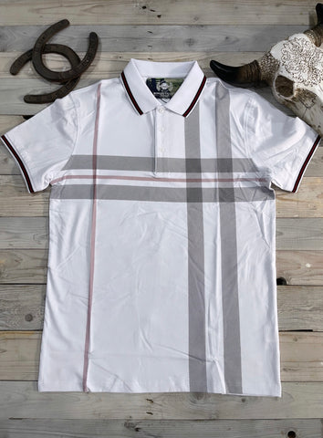 High Noon 23 White Polo