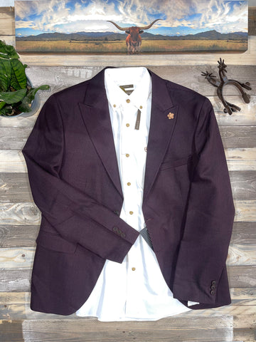 Dark Wine Rose Jacket