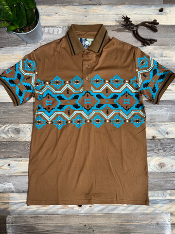 Aztec Mid Copper Polo