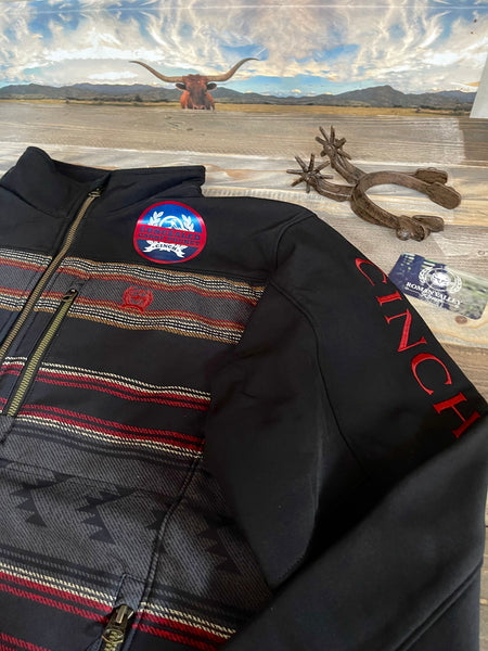 Cinch Aztec Blk/Red Men Jacket