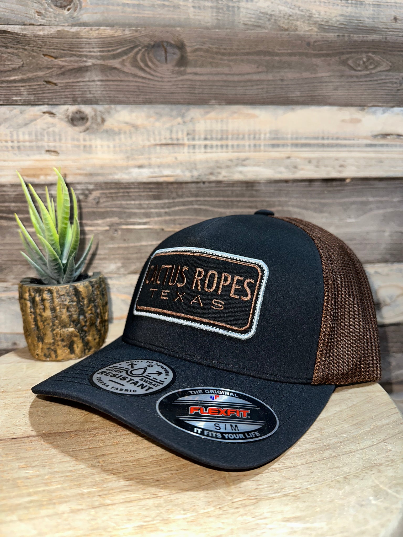 Cactus Ropes Blk/Brn Hooey Cap – Roman Valley Ranch