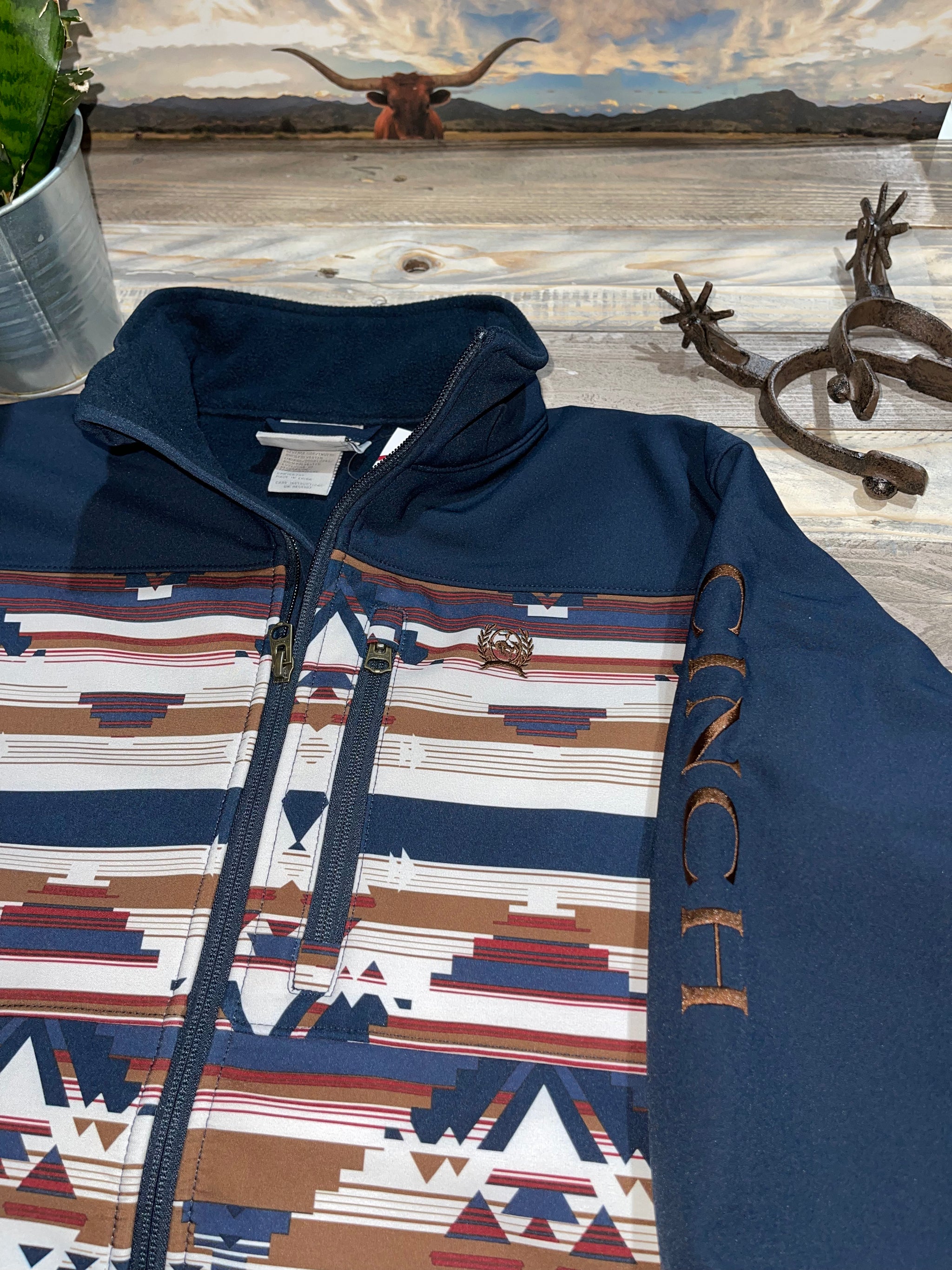 Cinch Aztec Navy Men Jacket – Roman Valley Ranch Cinch Aztec Navy Men Jacket – Roman Valley Ranch