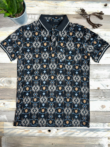 Aztec Black/Brown Polo