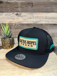 Cactus Ropes Black Hooey Cap