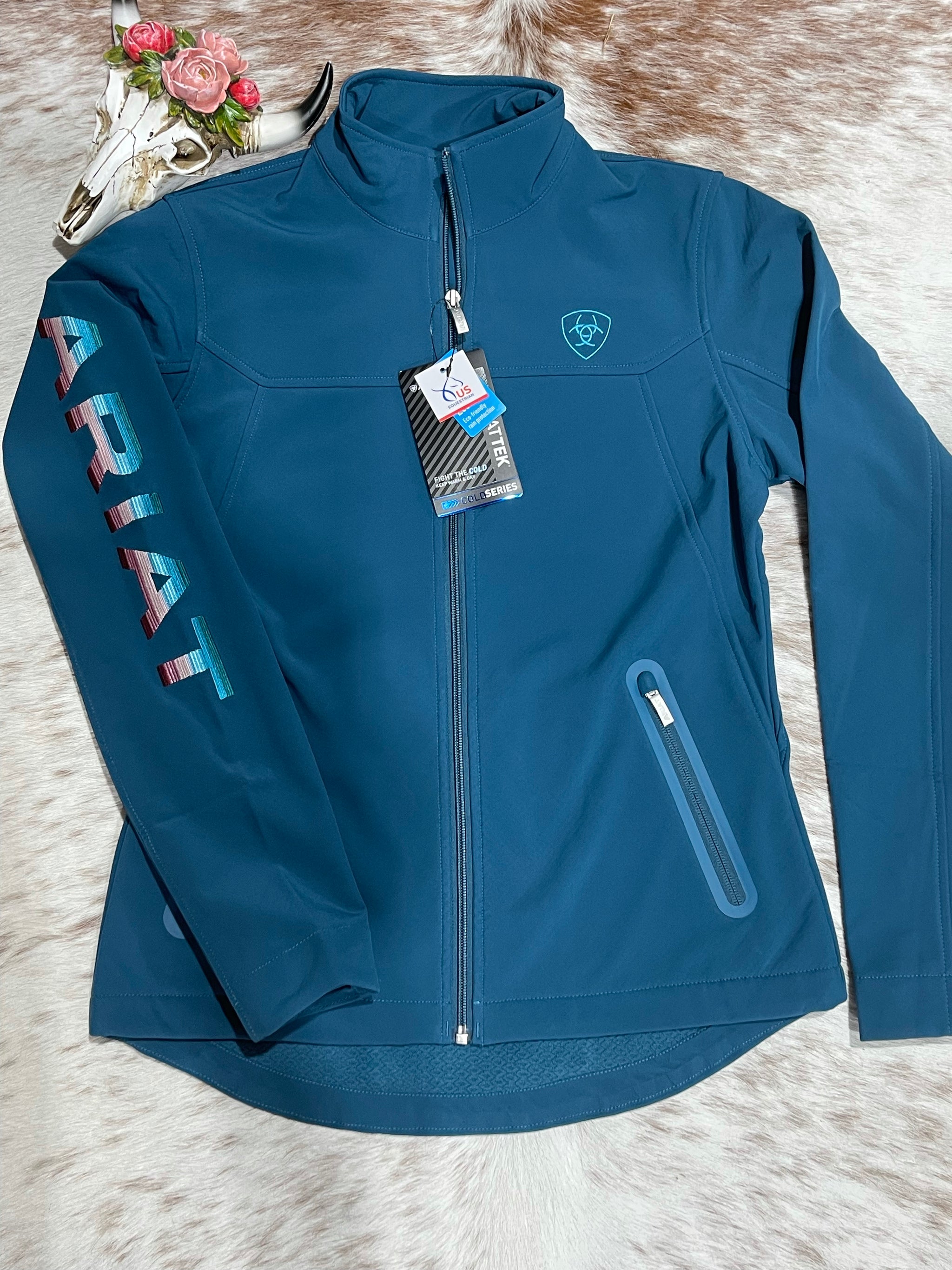 Veste Ariat Vernal Femme XS - Bleu Marine - Fermeture éclair Intégrale - NEUVE Sans étiquettes