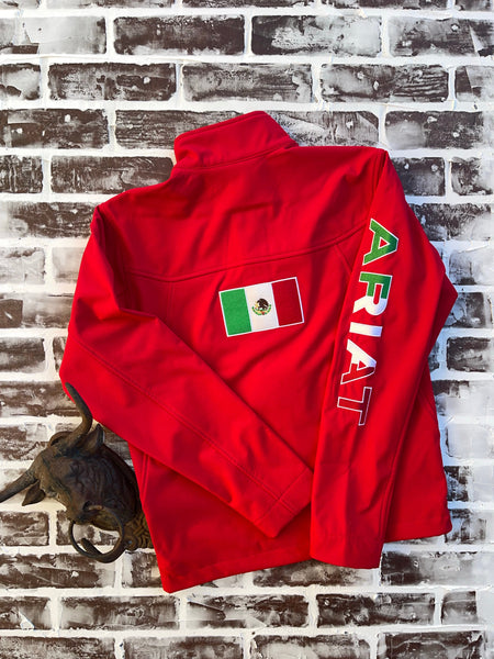 Women Red Mexico Jacket