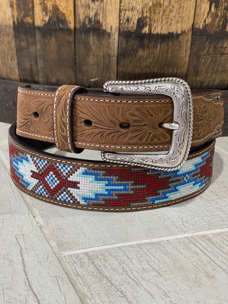 Noble Multi Inlay Leather Belt