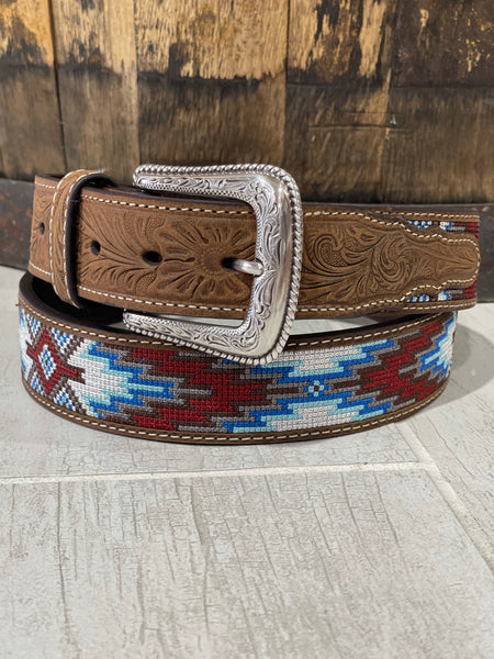 Noble Multi Inlay Leather Belt