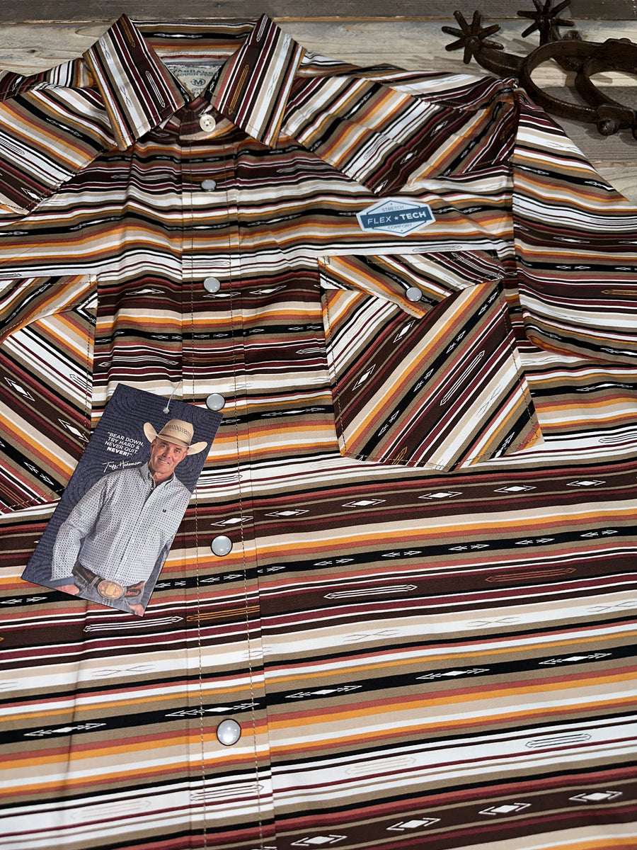 Aztec Spring Brown S/S – Roman Valley Ranch