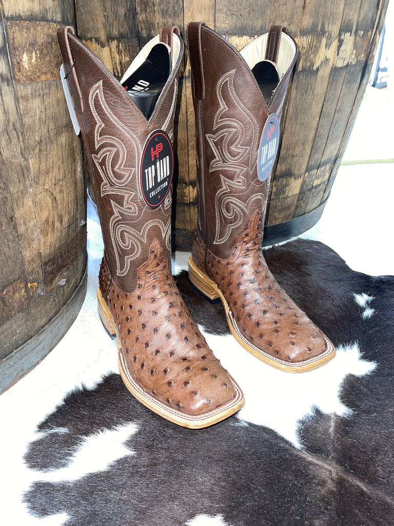 Mens square sales toe exotic boots